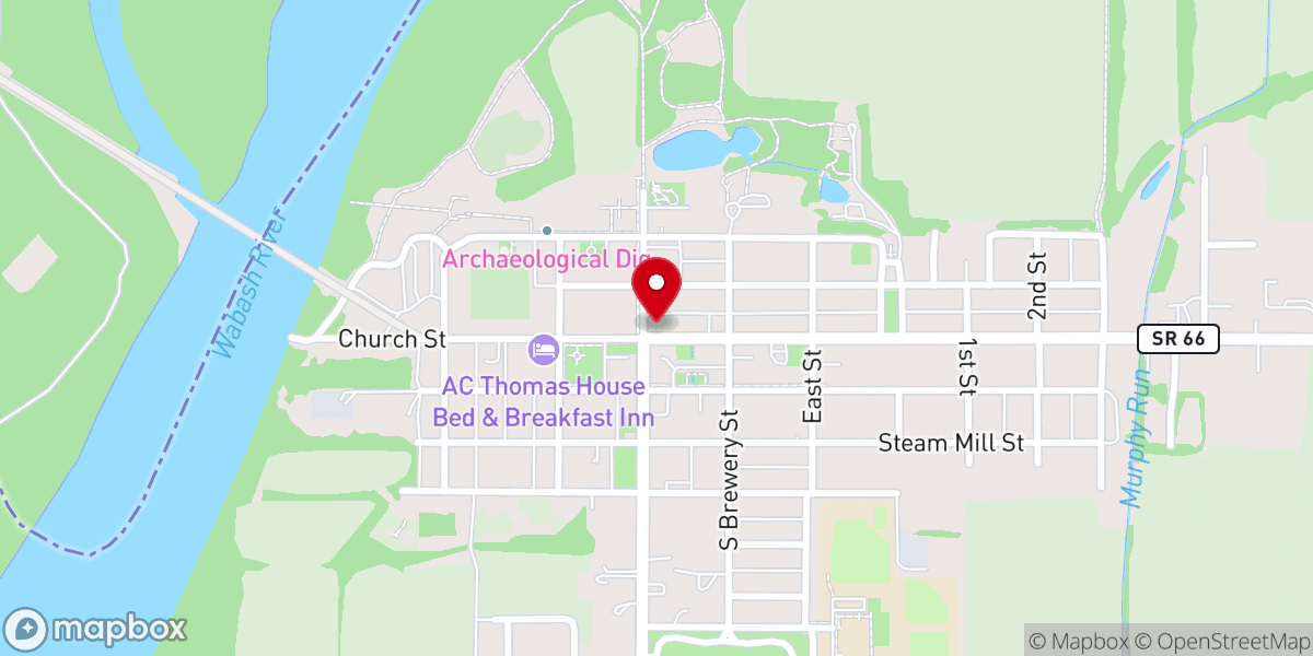 Map showing location of Sara's Wine & Bier Bar