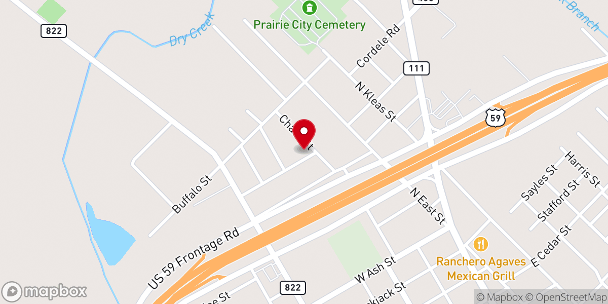 Map showing location of Amazing Grace Church