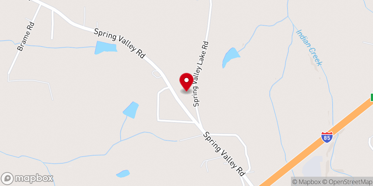 Map showing location of Woodsworth Baptist Church