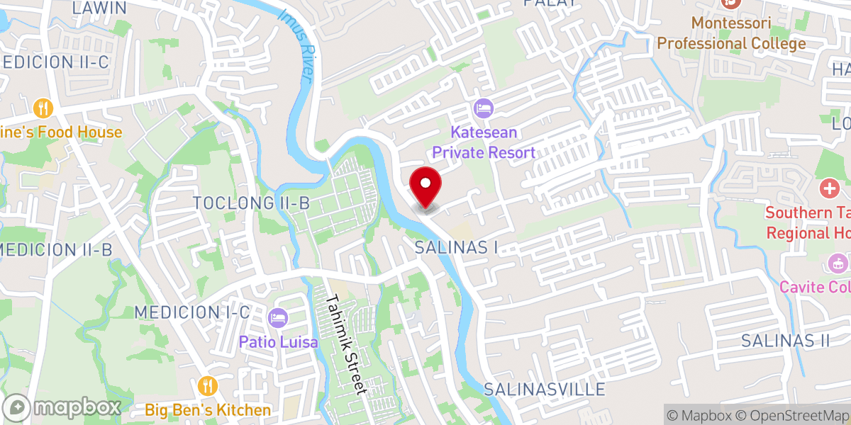 Map showing location of UCCP Salinas