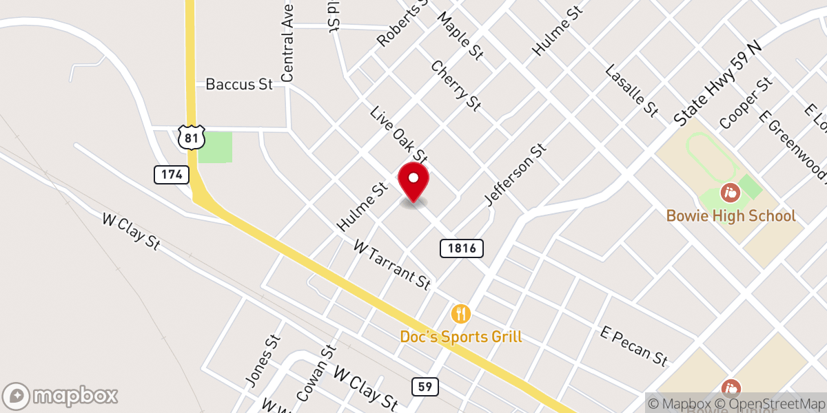 Map showing location of The Old Country Church