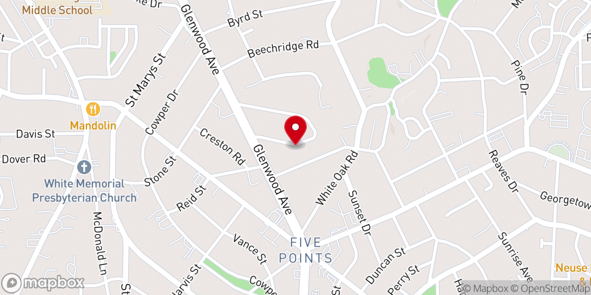 Map showing location of True Gospel Pentecostal Church of Christ Inc