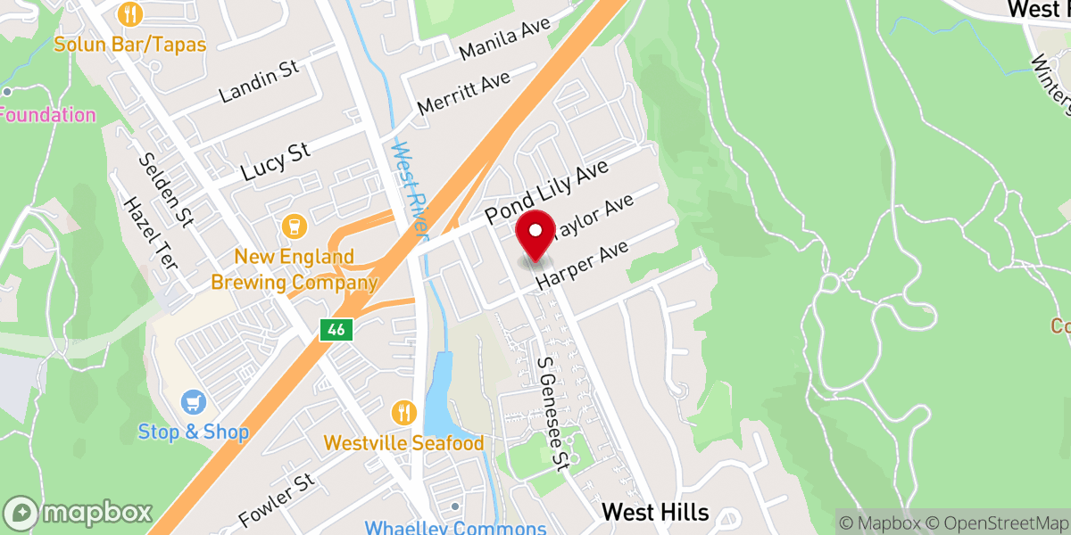Map showing location of First Church of God
