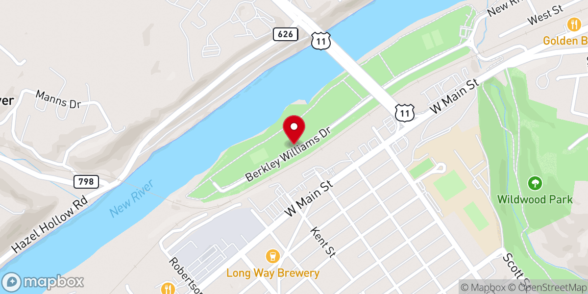 Map showing location of Bisset Park