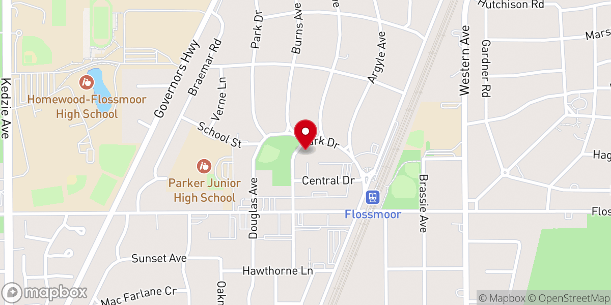 Map showing location of Episcopal Church of St. John the Evangelist