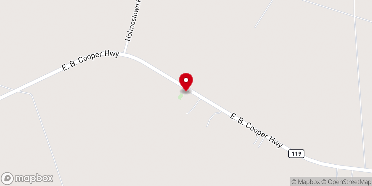 Map showing location of New Church of Christ of the Apostolic Faith