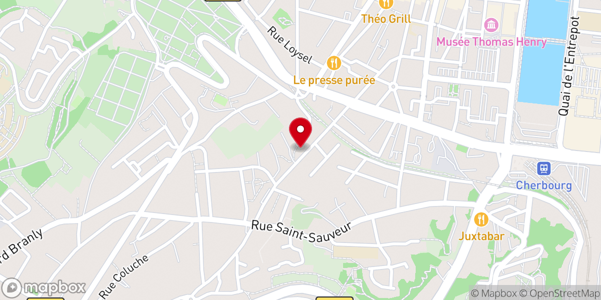 Map showing location of ORGANISTE SERVICES - Fabrice HUET