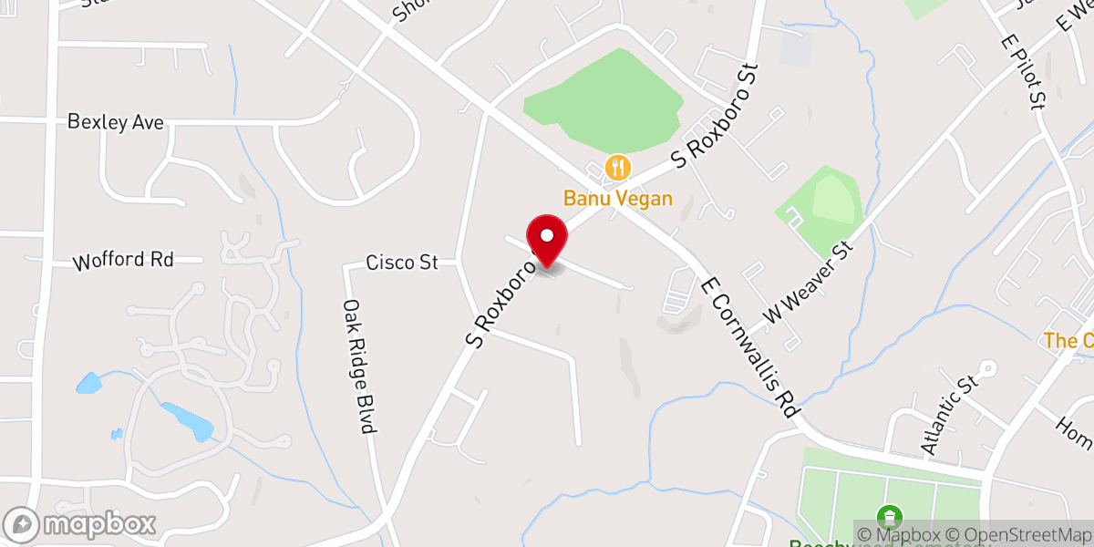 Map showing location of Faith Tabernacle Church of Durham
