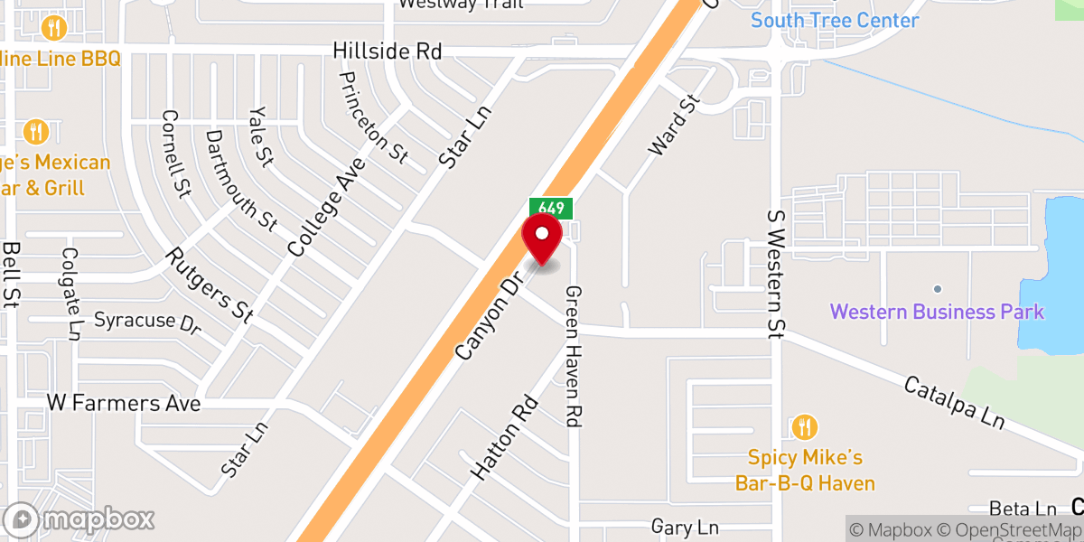 Map showing location of Pathpoint Fellowship Church