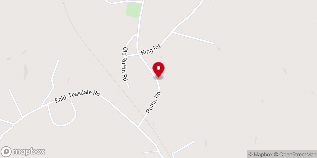 Map showing location of Calvary Holiness Church