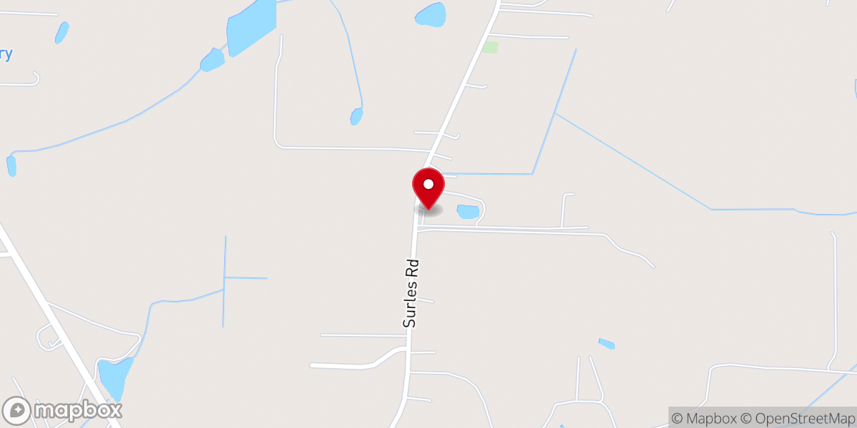 Map showing location of Light Mission pentecostal church