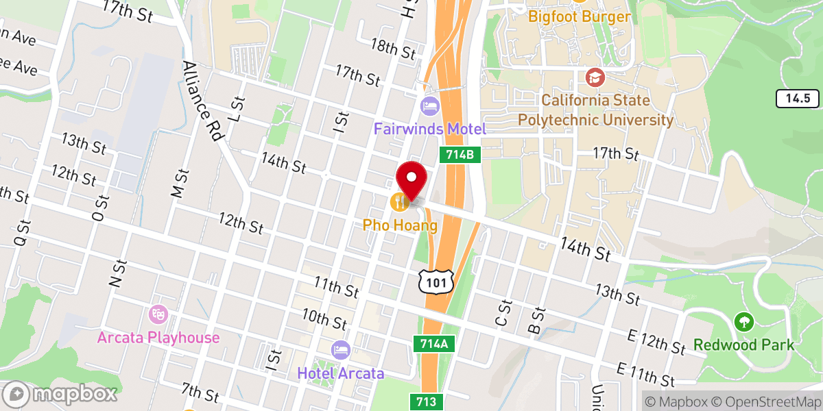 Map showing location of First Church-Christ Scientist