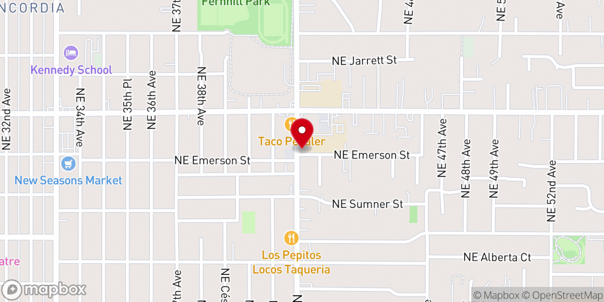 Map showing location of St. Charles Catholic Church