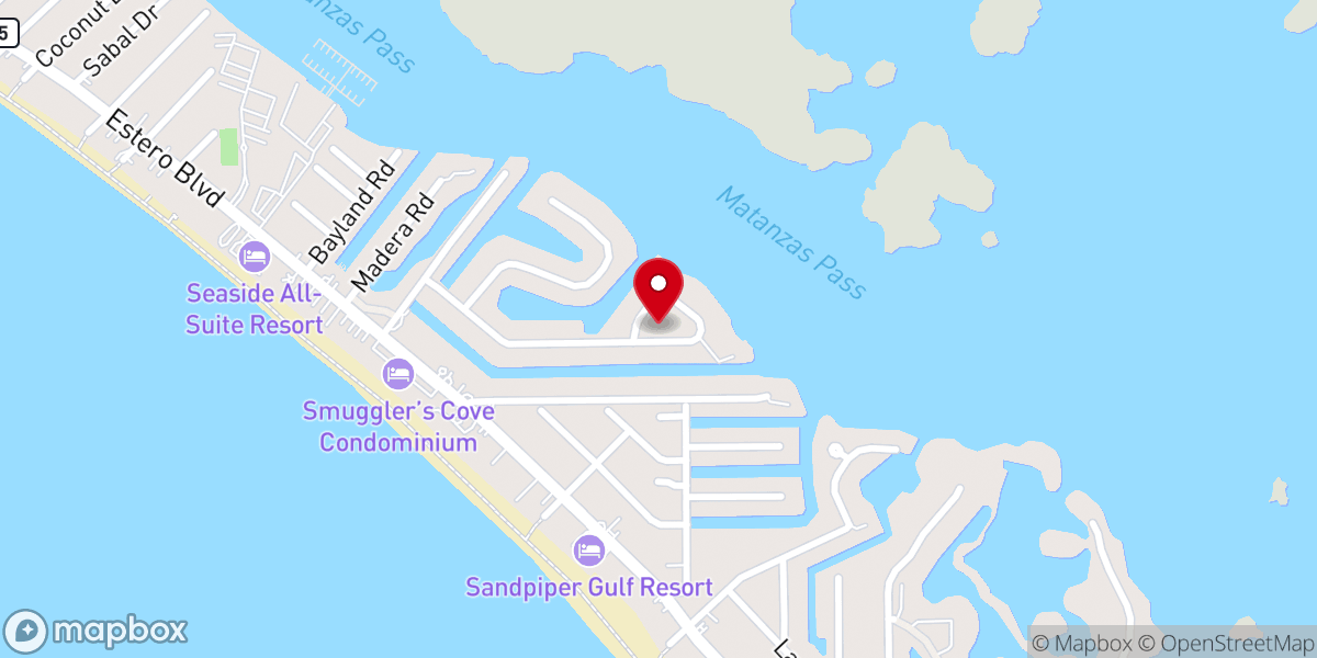 Map showing location of Comfort Hall