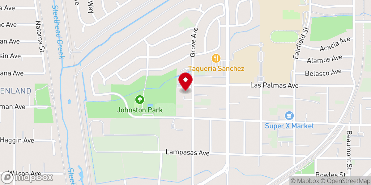 Map showing location of St Paul Church of God-Christ