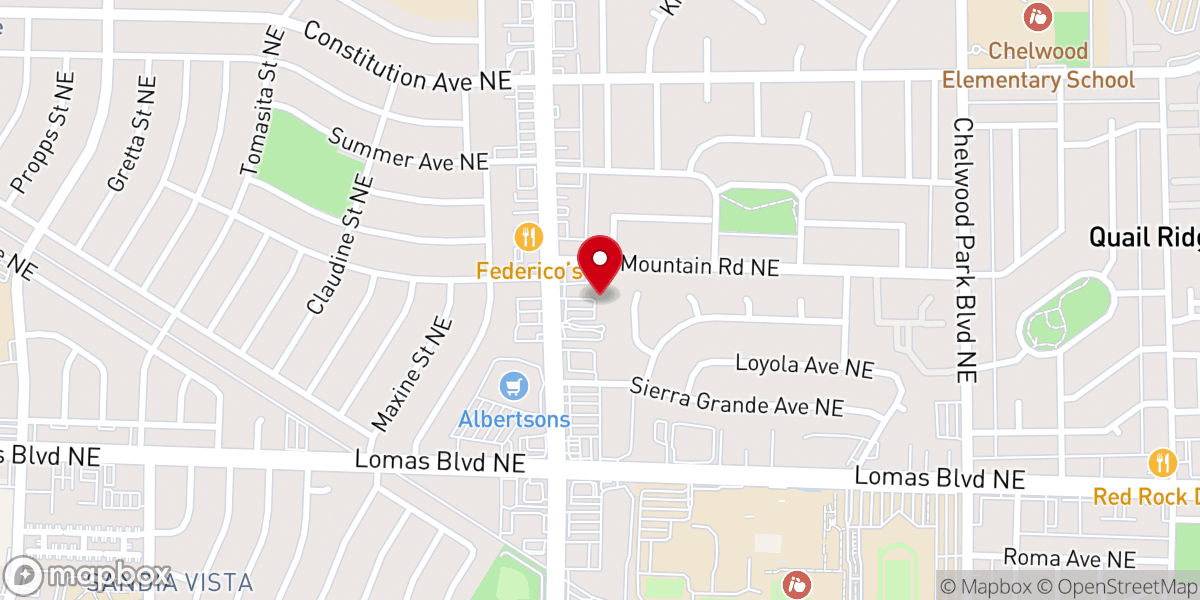 Map showing location of Rio Church
