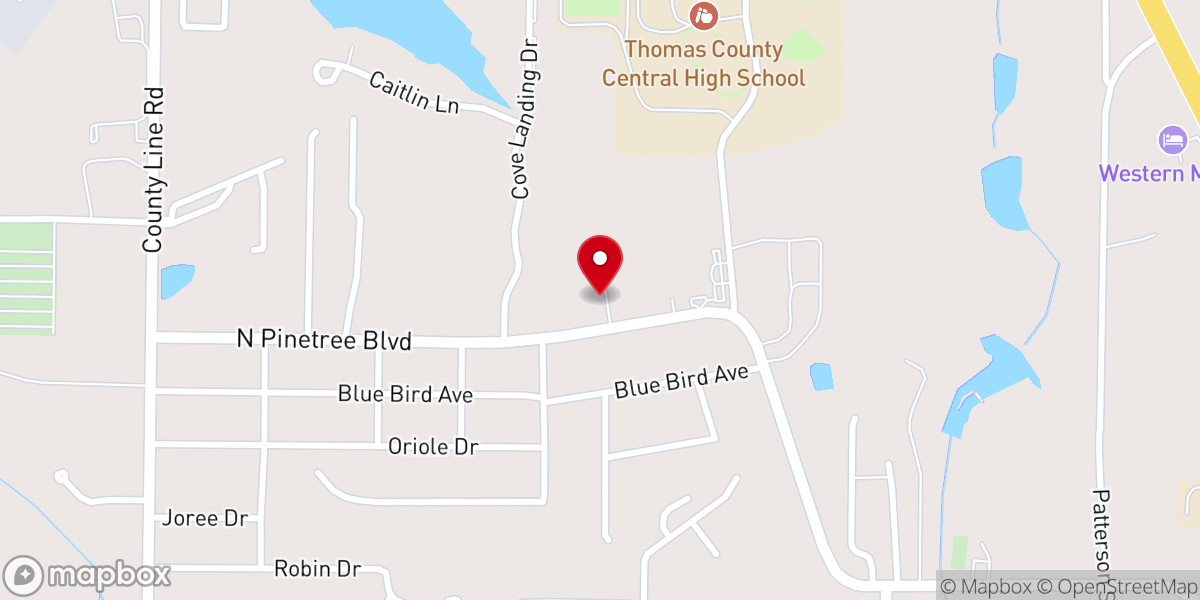 Map showing location of Central Tabernacle