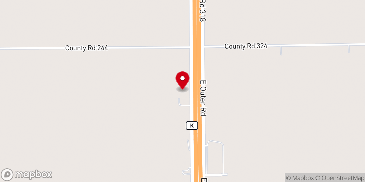 Map showing location of Impact Center at Agape Worship Center