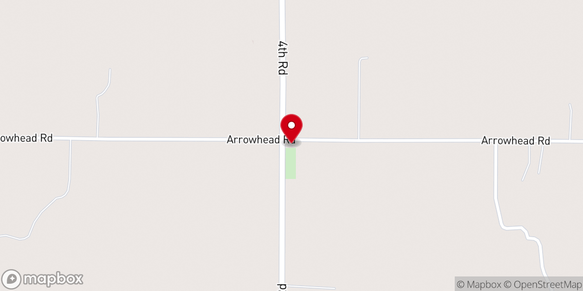 Map showing location of Bethlehem Lutheran Parish