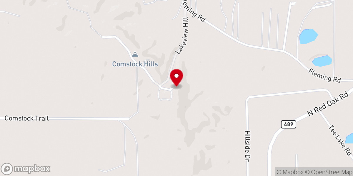 Map showing location of Manor at Fire Tower Hill