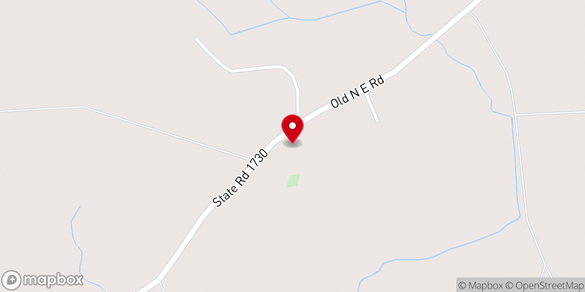 Map showing location of Union Baptist Church