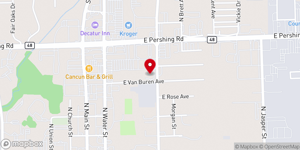 Map showing location of Discover Church