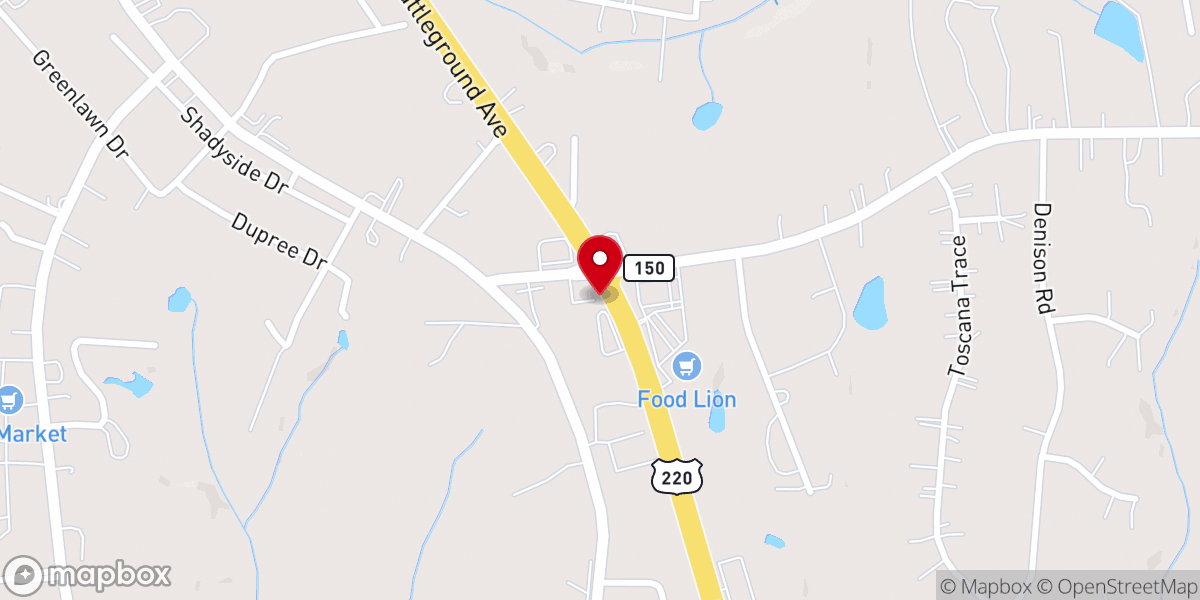 Map showing location of Tabitha Ministry