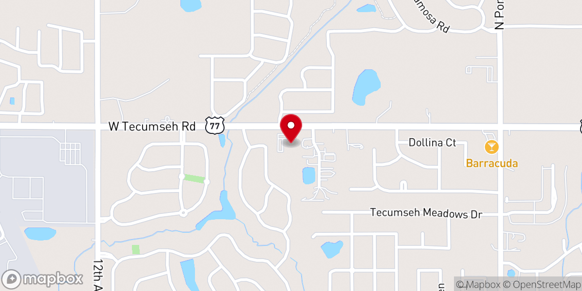Map showing location of LifeSpring Church