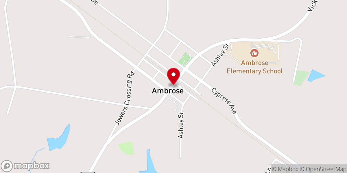 Map showing location of Leo's Church