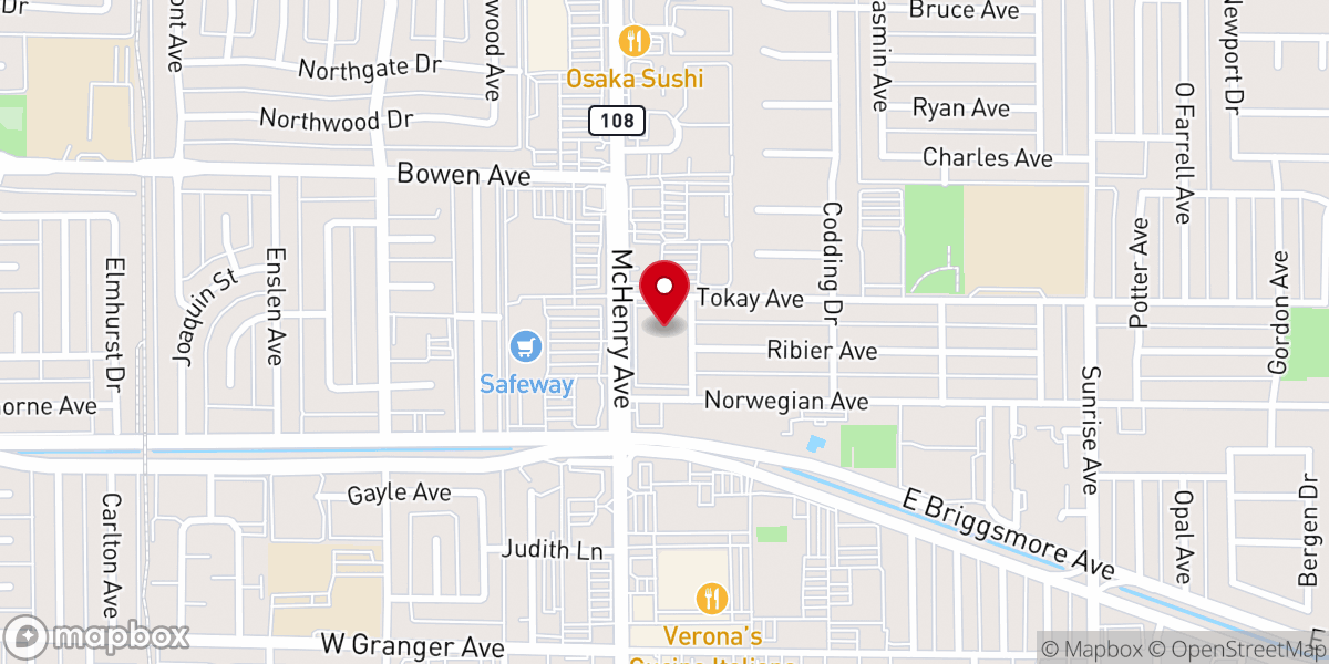 Map showing location of Centenary Church