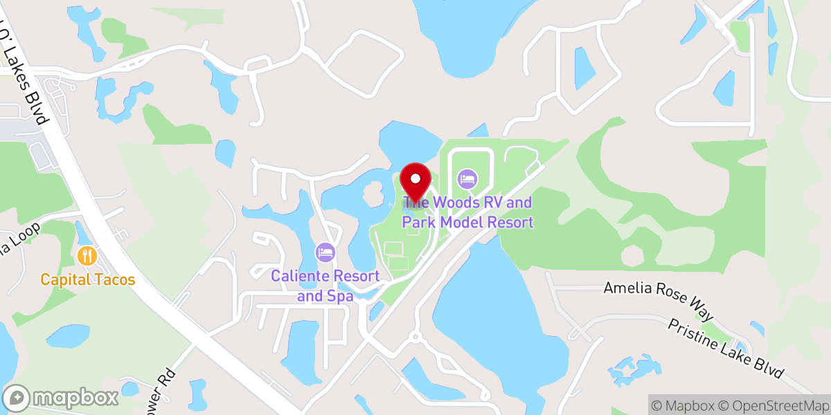 Map showing location of Caliente Club & Resorts