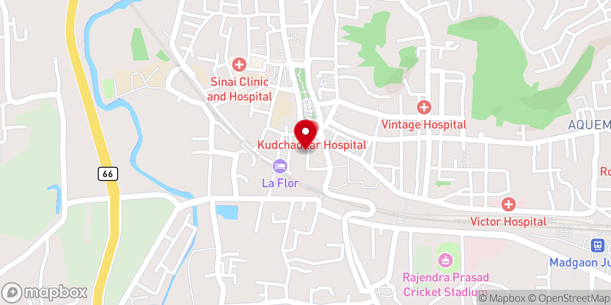 Map showing location of Assembly of Believers Church Goa
