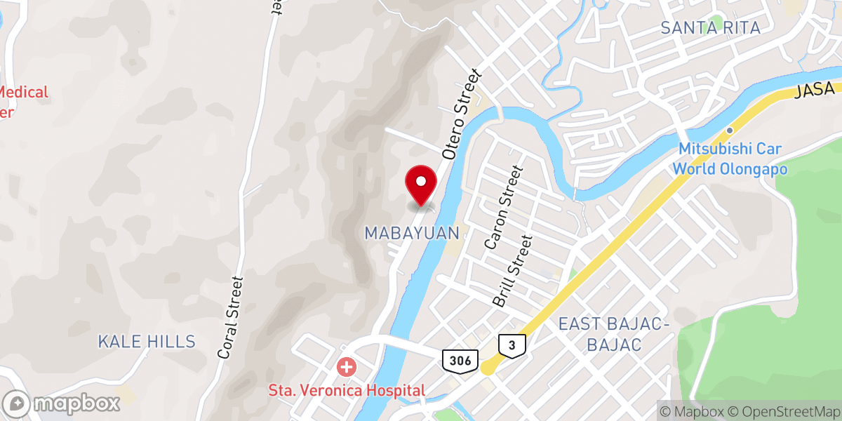 Map showing location of Messiah Bible Baptist Church