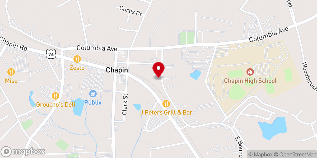 Map showing location of Grace Chapel