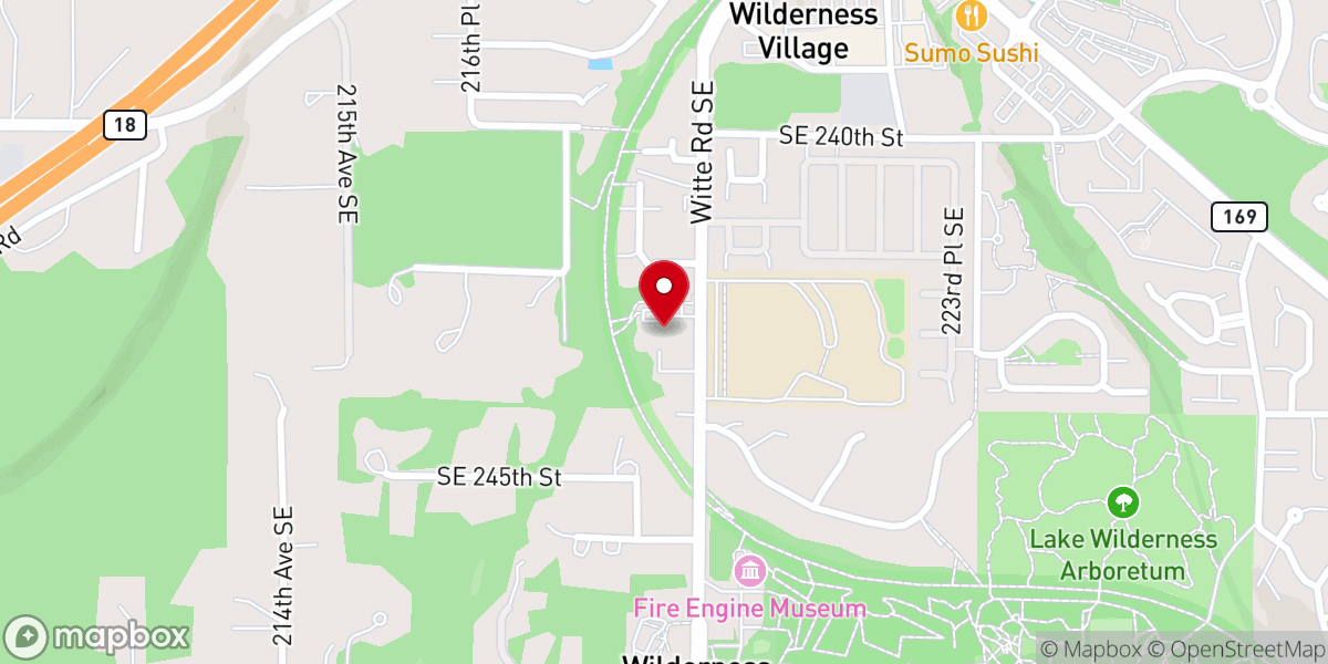 Map showing location of St. George Episcopal Church