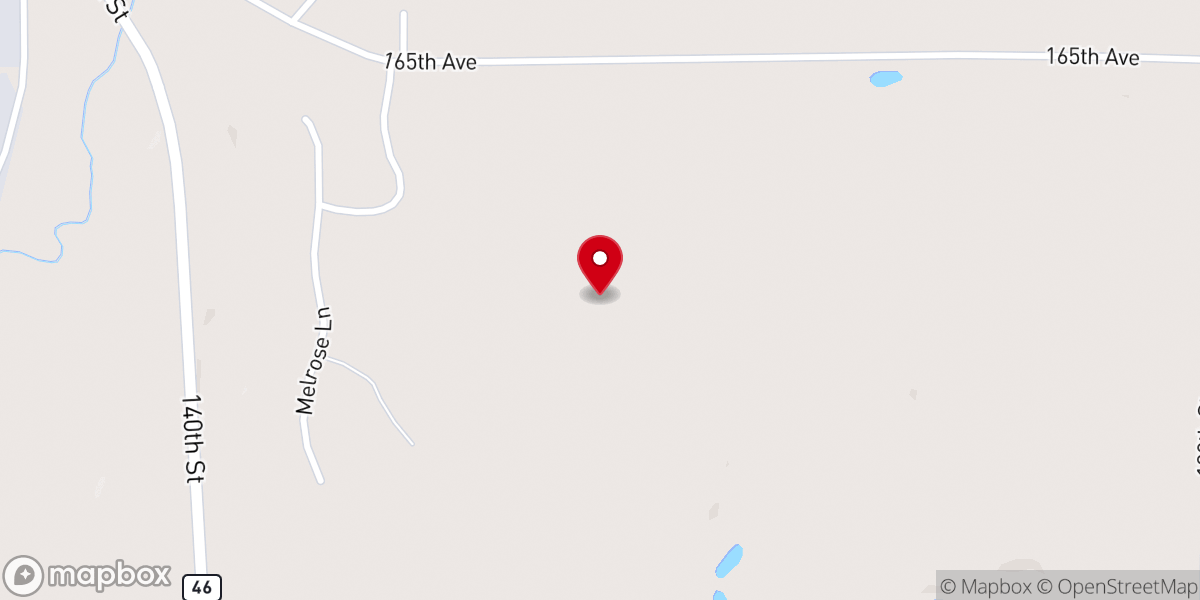 Map showing location of Balsam Lake, WI 54810