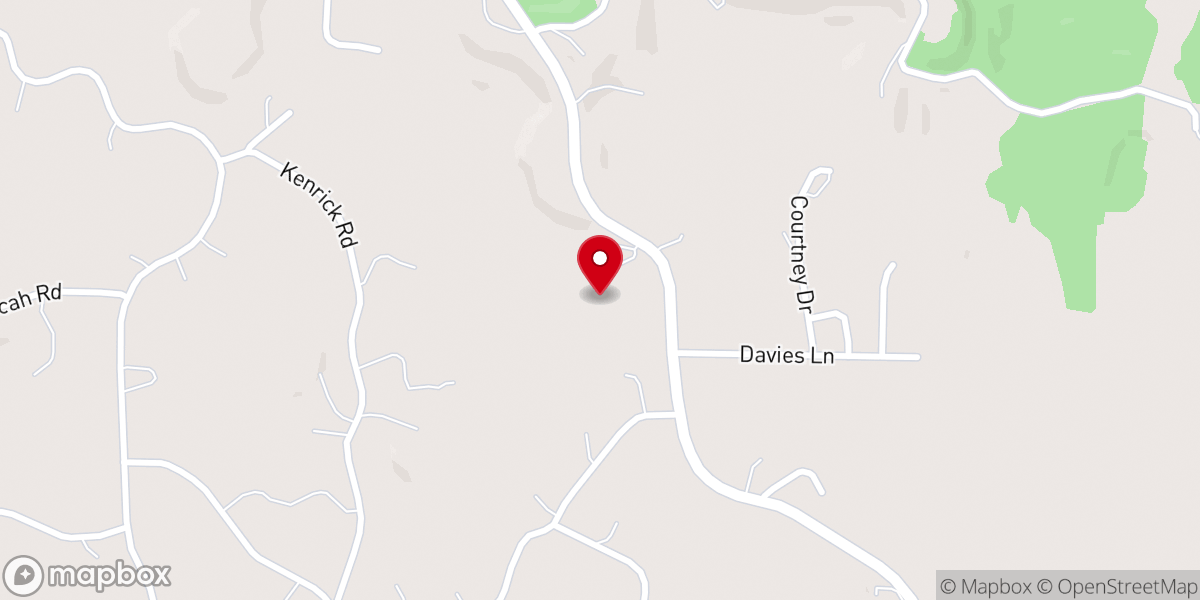 Map showing location of Glencoe Community Church of God