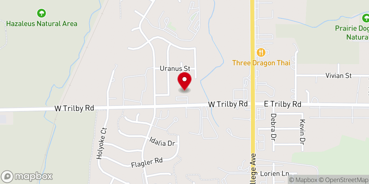 Map showing location of Spirit and Truth Church