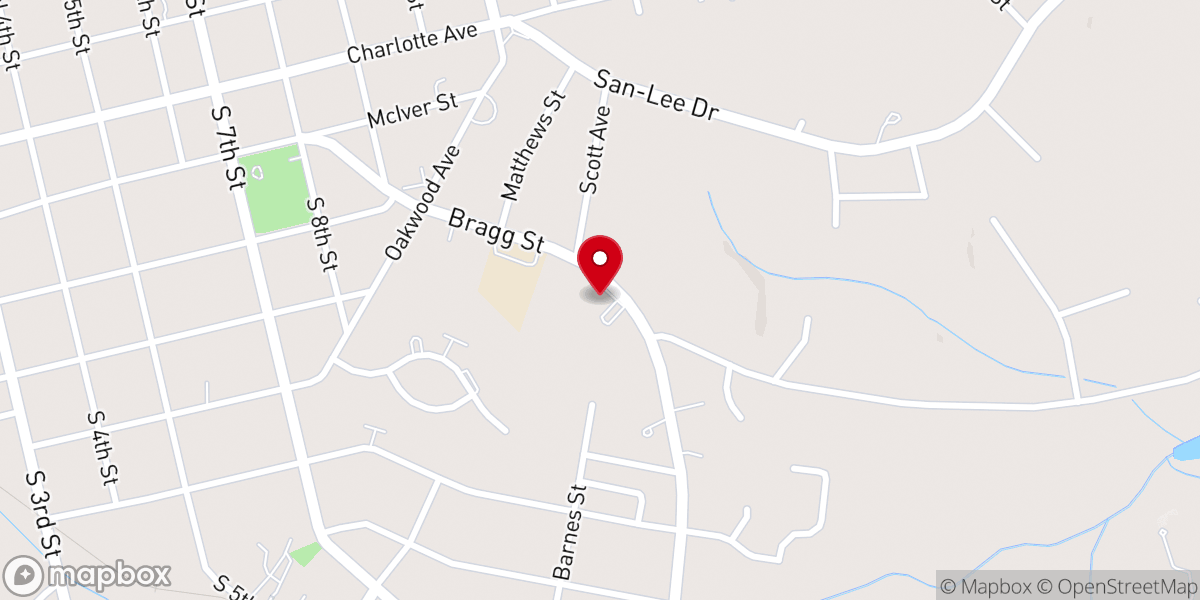Map showing location of Ministerios Bethel Church