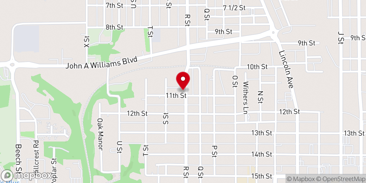 Map showing location of Lifepoint Church