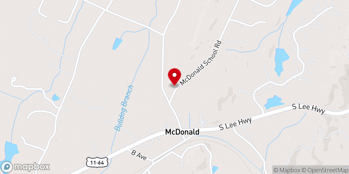 Map showing location of Village Chapel Seventh-day Adventist Church
