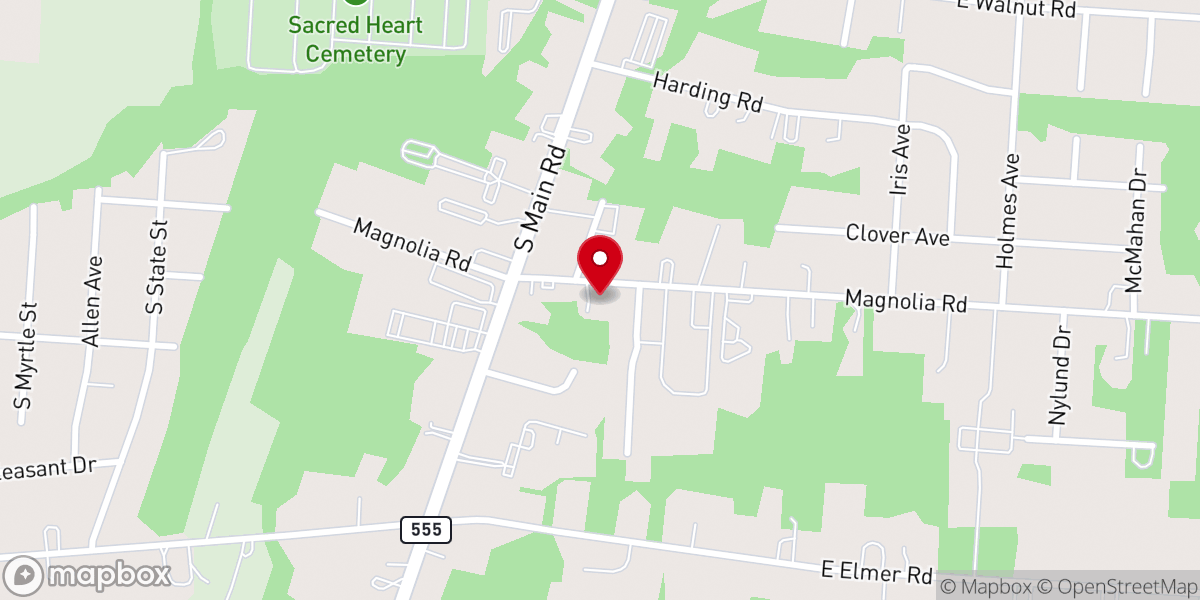 Map showing location of Pastafarian Church