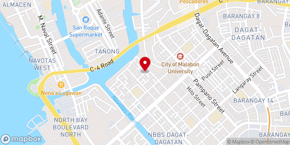 Map showing location of Dream Builder Ministry Navotas