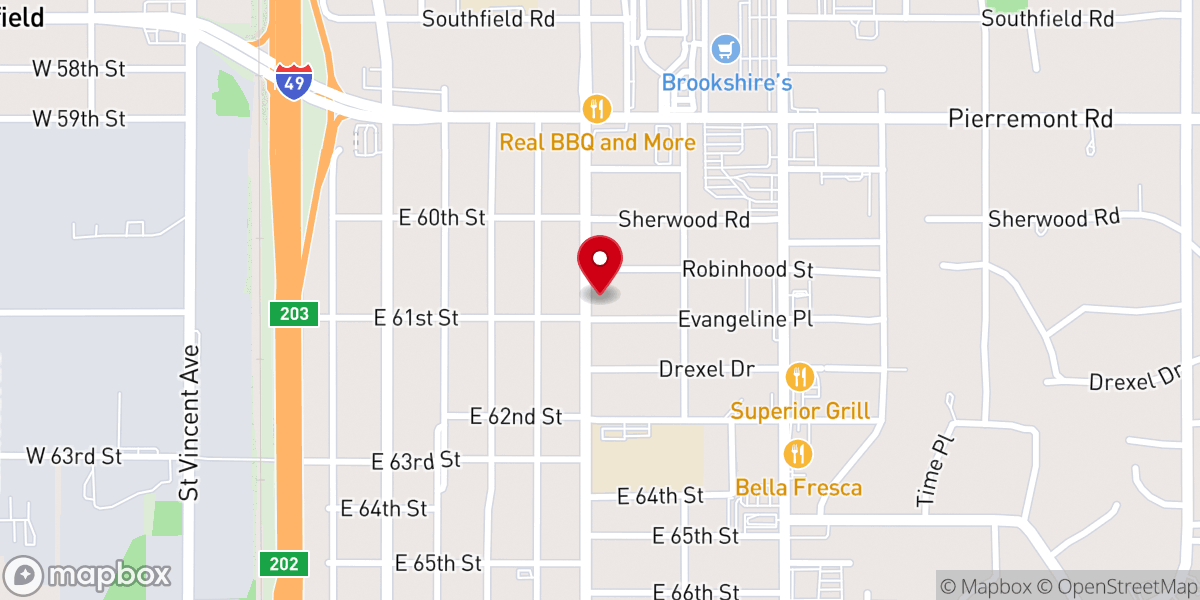 Map showing location of The New Macedonia Baptist Church