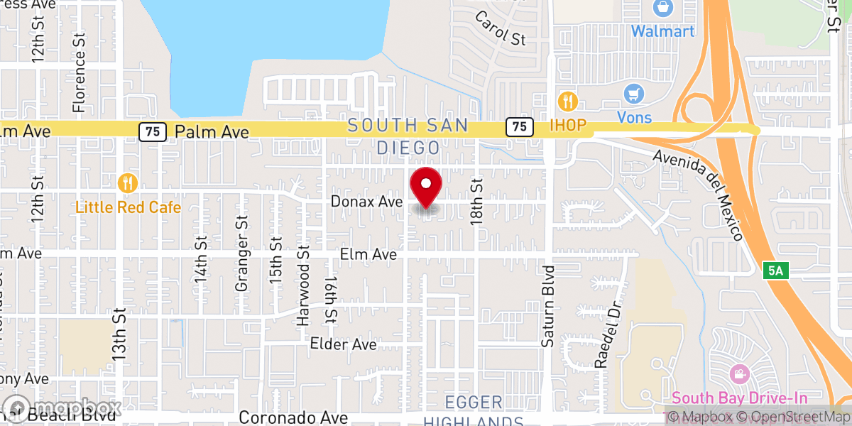 Map showing location of Community Full Gospel Church