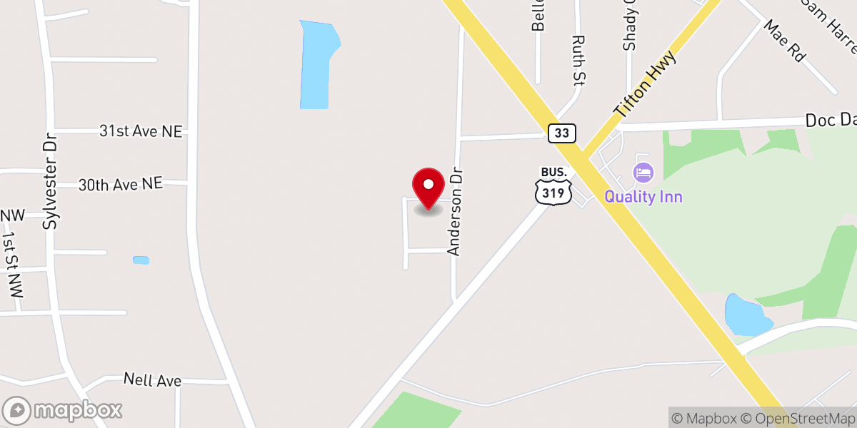 Map showing location of Flame of Praise UPC