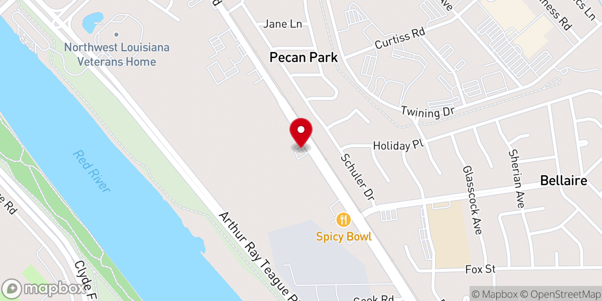 Map showing location of Cafe USA