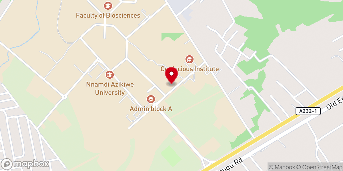 Map showing location of Immanuel Anglican Church Akamili Umudim Nnewi
