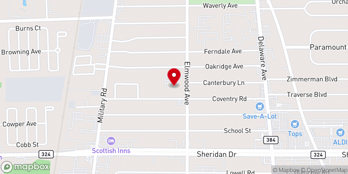 Map showing location of New Story Church