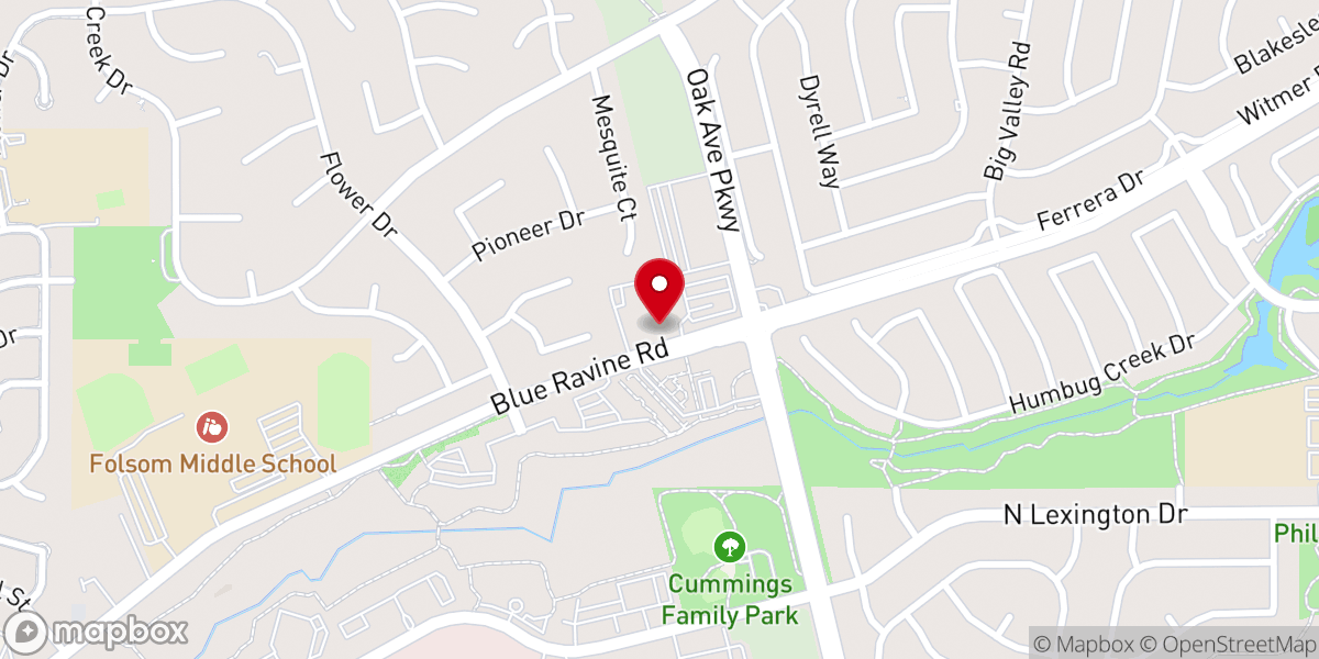 Map showing location of Indian Christian Church of Sacramento